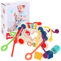 Zabawka Sensoryczna Montessori Niemowląt Antystresowa Krab Przeciąganiec