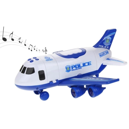 Samolot Policyjny z Napędem Policja Dźwięki 2 Auta-135360