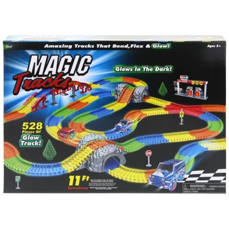 Tor Samochodowy Świecący 528el Magic Track 2 Autka-137127