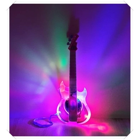 Gitara Rockowa Elektryczna z Mikrofonem dla Dzieci-142531