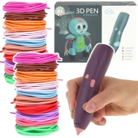 Długopis Drukarka 3D Pen Zestaw Wkłady 75 Metrów