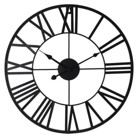 Zegar Ścienny 40cm Metalowy Vintage Rzymski Loft-153314