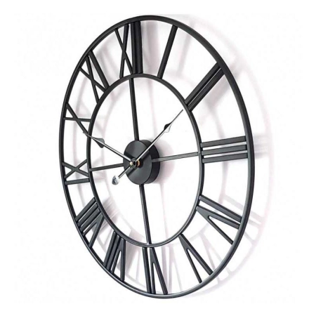 Zegar Ścienny 40cm Metalowy Vintage Rzymski Loft-153315