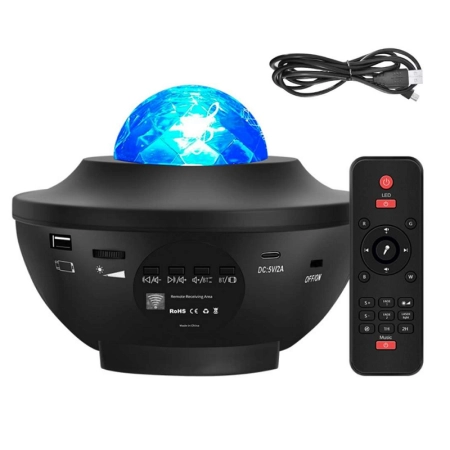 Projektor Gwiazd Rzutnik Nieba Lampka Nocna LED Głośnik Bluetooth + Pilot-154500