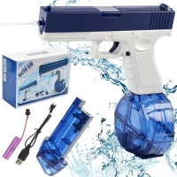 Automatyczny Elektryczny Pistolet na Wodę Zabawka dla Dzieci 2 Magazynki