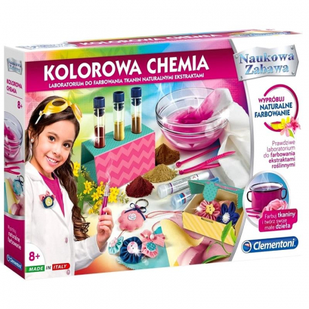 Clementoni Naukowa Zabawa Kolorowa Chemia 50518