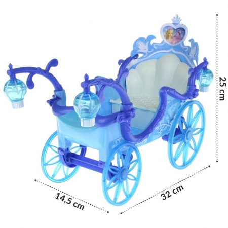 Niebieska Kareta Chodzący Koń Kraina Lodu Barbie-52350