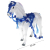 Niebieska Kareta Chodzący Koń Kraina Lodu Barbie-52352