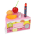 Różowy Tort Urodzinowy do Krojenia Kuchnia 75 el-52619