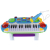 Niebieski Keyboard Pianinko Organy Mikrofon Stołek-53008