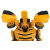 Transformers Bumblebee Autobot Samochód Żółty-53060
