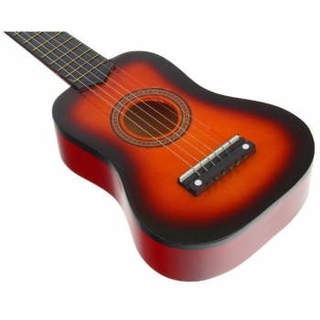 Gitara Drewniana 6-strunowa Kostka Pomarańczowa-53206