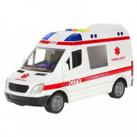 Ambulans Karetka Pogotowia Światło Napęd 1:16-53499