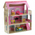 Drewniany Domek Willa dla Lalek Barbie + Mebelki-53408