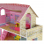 Drewniany Domek Willa dla Lalek Barbie + Mebelki-53413