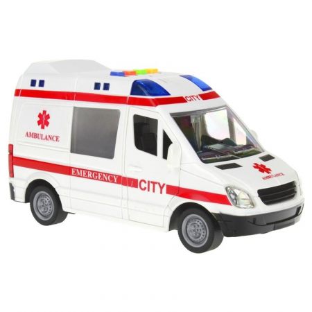 Ambulans Karetka Pogotowia Światło Napęd 1:16-53503