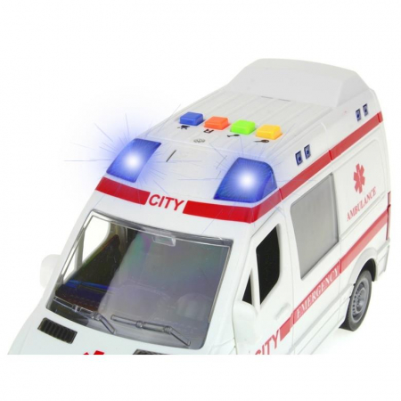 Ambulans Karetka Pogotowia Światło Napęd 1:16-53506