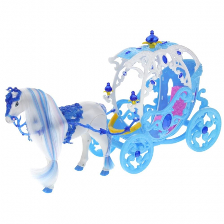 Kareta Karoca Lalka Księżniczka Koń Chodzi Frozen-55148