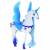 Niebieska Kareta Lalka Koń Pegaz Świecący Róg -55109