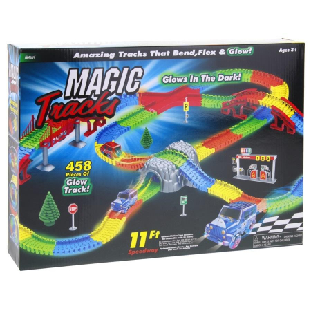 Tor Samochodowy Świecący 458el Magic Track 2 Autka-55516