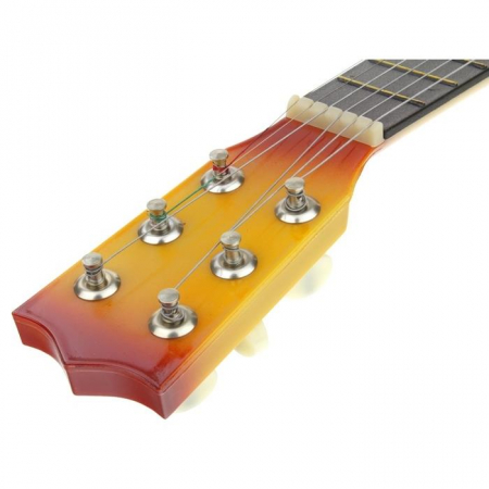 Gitara Drewniana 6-strunowa Kostka Żółta-55664