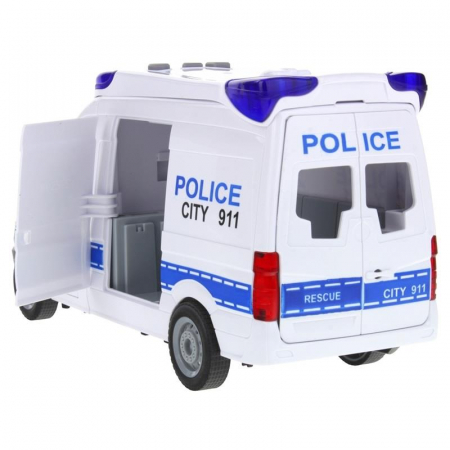 Samochód Policyjny Policja Auto Van - Niebieski-55685