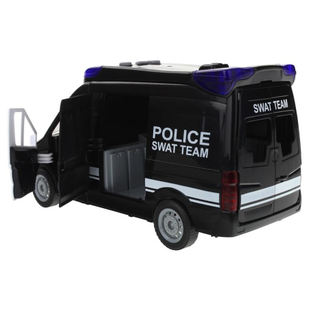 Samochód Policyjny SWAT Policja Auto Van - Czarny-55699
