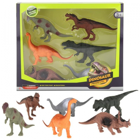 Dinozaury Zestaw 6 szt. Figurki Zwierzęta Dinozaur-56039