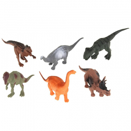 Dinozaury Zestaw 6 szt. Figurki Zwierzęta Dinozaur-56040