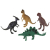 Dinozaury Figurki Zestaw 26 szt. Zwierzęta w Tubie-56272