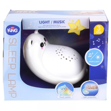 Projektor LED Pozytywka Lampka Nocna Panda Miś-56436
