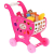 Różowy Wózek Sklepowy Koszyk na Zakupy Akcesoria-56890