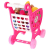 Różowy Wózek Sklepowy Koszyk na Zakupy Akcesoria-56894