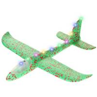 Samolot Styropianowy Szybowiec 10xLED - Zielony