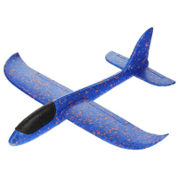 Samolot Duży Styropianowy Szybowiec - Niebieski