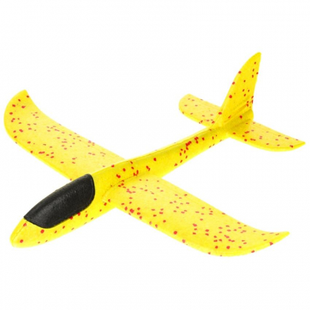 Samolot Duży Styropianowy Szybowiec - Żółty