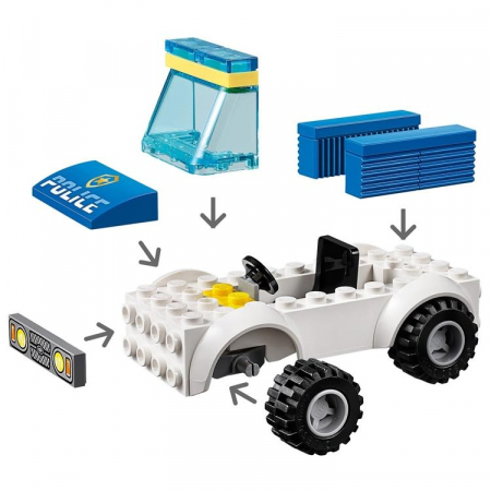 Klocki Lego City Oddział Policyjny z Psem 60241-57841