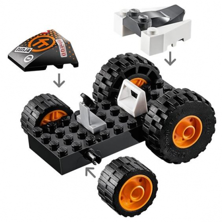 Klocki Lego Ninjago Samochód Cole'a 71706-58474