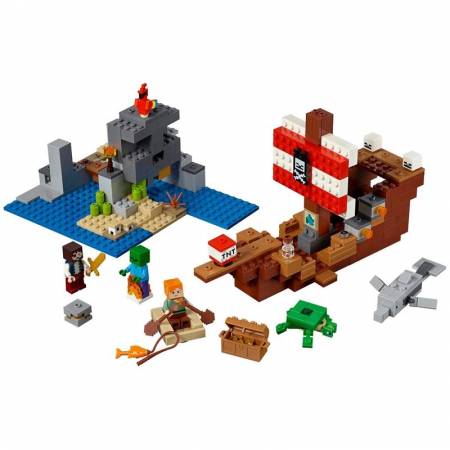Lego Minecraft Przygoda na Statku Pirackim 21152-58819