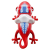 Gloopy Lizard Magnetyczna Jaszczurka - Czerwona-58922