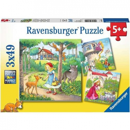 Ravensburger Puzzle 3x49 Bajki Braci Grimm 080519