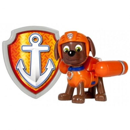Psi Paw Patrol Figurka Akcji z Odznaką Zuma