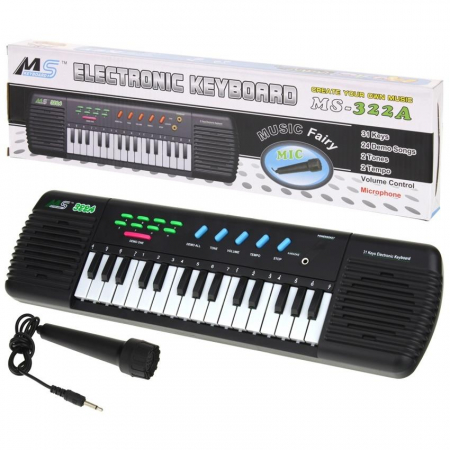 Mały Keyboard Organy Pianinko z Mikrofonem -59809