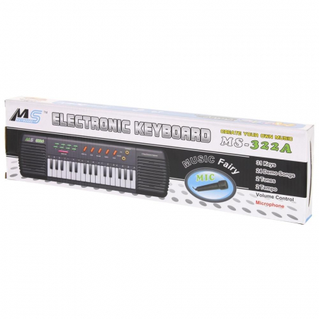 Mały Keyboard Organy Pianinko z Mikrofonem -59819