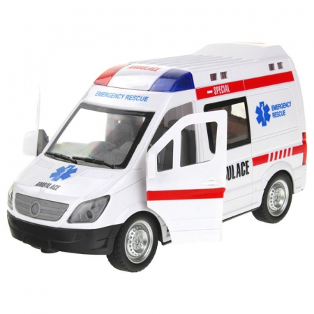 Ambulans Zdalnie Sterowany Karetka Światło Dźwięk -60613