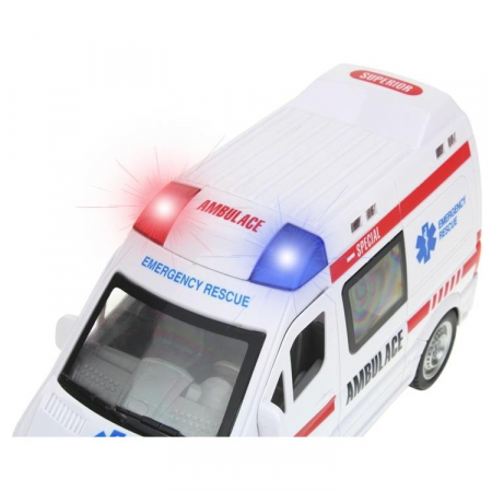 Ambulans Zdalnie Sterowany Karetka Światło Dźwięk -60620