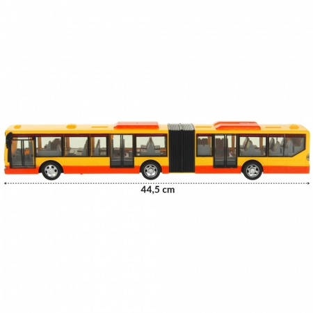 Autobus Przegubowy Zdalnie Sterowany RC pomarańcz-60798