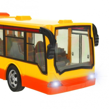 Autobus Przegubowy Zdalnie Sterowany RC pomarańcz-60804