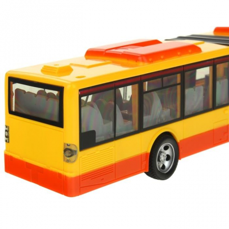 Autobus Przegubowy Zdalnie Sterowany RC pomarańcz-60805