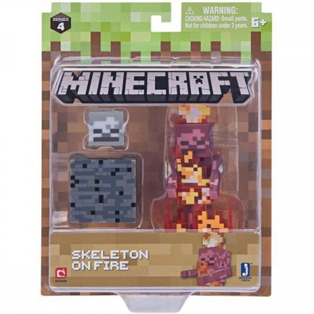 Tm Toys Minecraft Figurka Skeleton w Ogniu 19974-61644